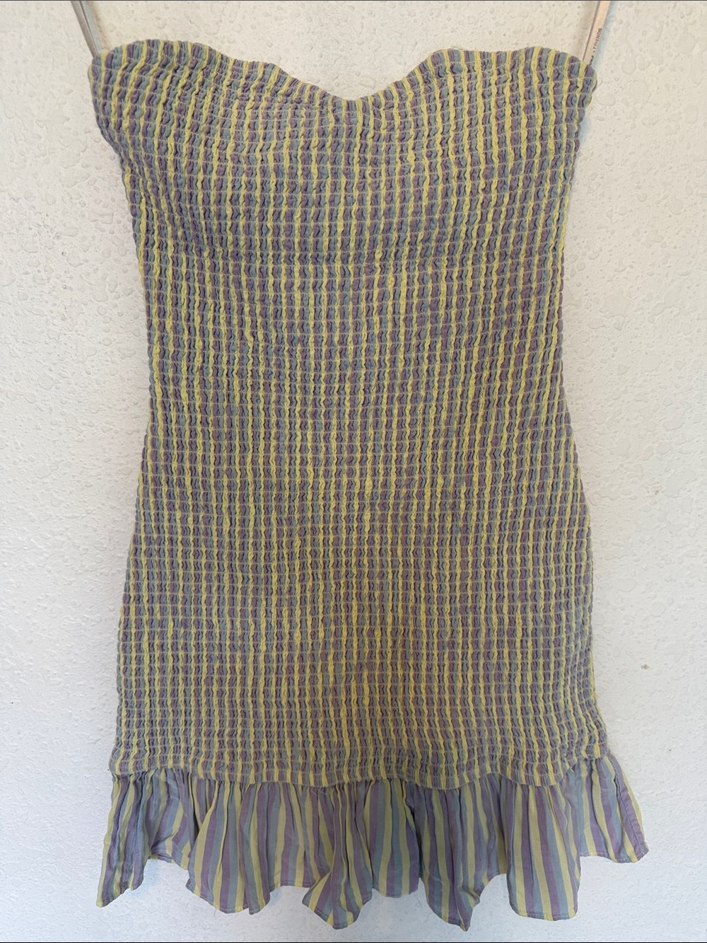 Lovers + Friends Piper Scrunched Mini Dress M - Picture 7 of 9